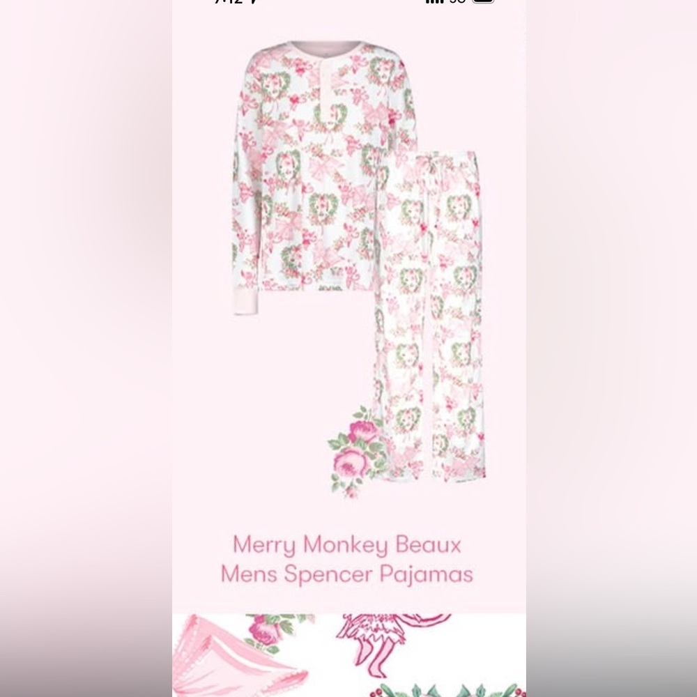 LIMITED EDITION ROLLER RABBIT LOVE SHACK FANCY PAJAMAS